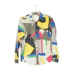 Vintage 90s/80s One of Kind Button up Rocky Mountain Shirt Women's Small/Medium